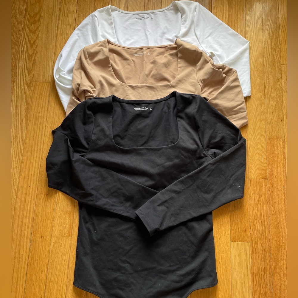 Abercrombie BUNDLE 2 tops + 1 bodysuit
